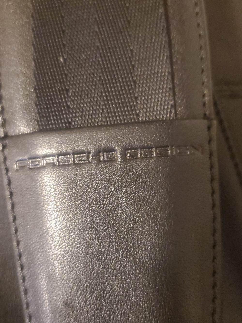 RARE•Porsche Design P'2700 Corporate Commuter Bag Black Leather Laptop/briefcase - Picture 7 of 16
